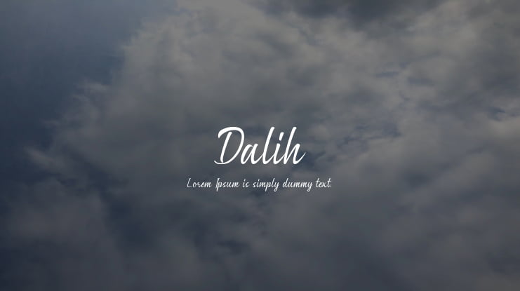 Dalih Font