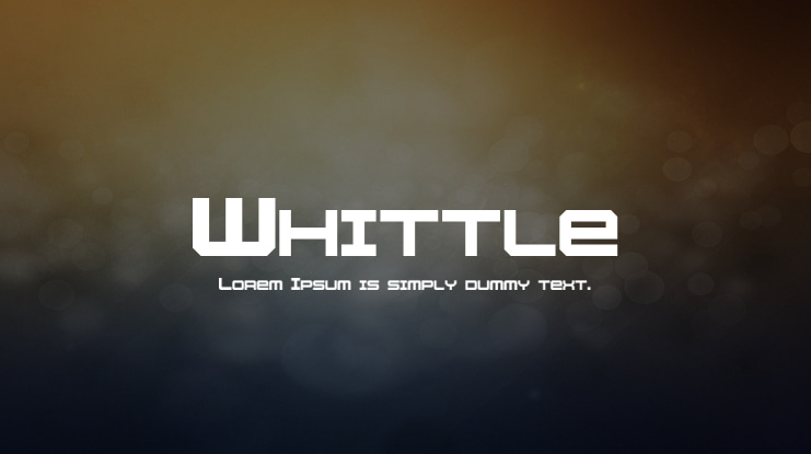 Whittle Font Family