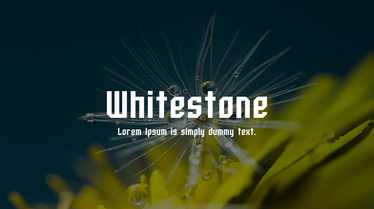 Whitestone Font Family