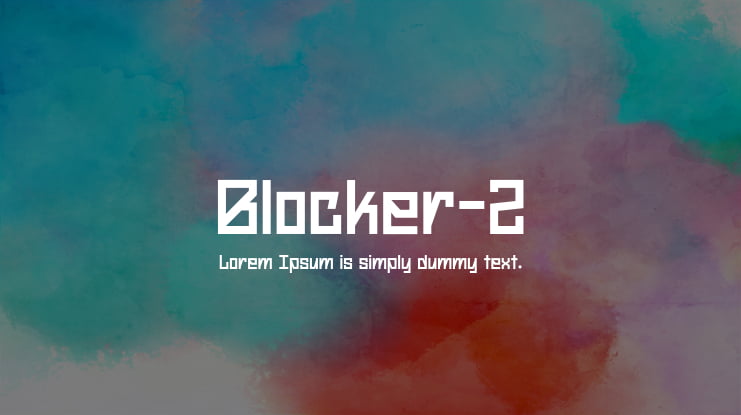 Blocker-2 Font