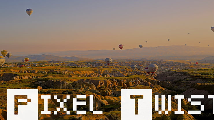 Pixel Twist Font