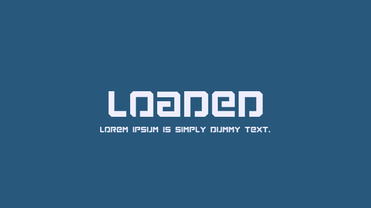 Loaded Font