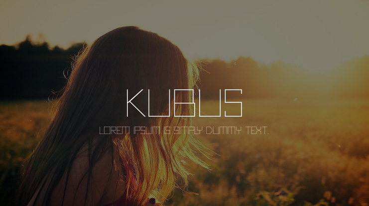 Kubus Font Family