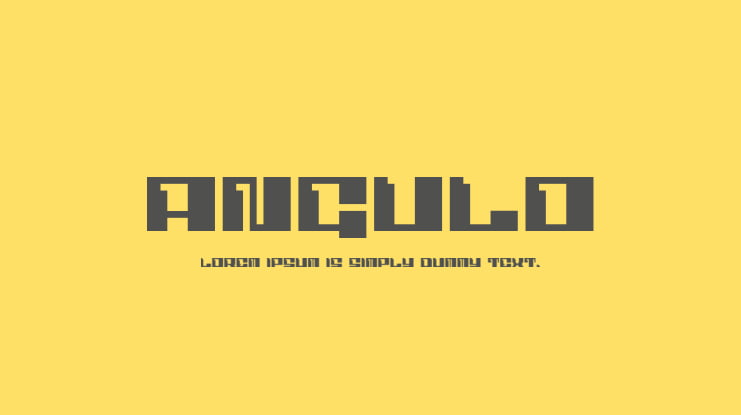 Angulo Font