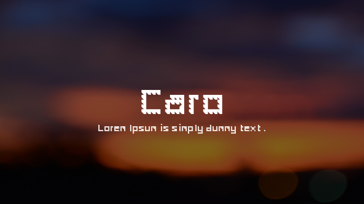 Caro Font