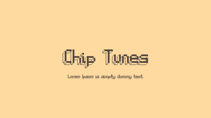 Chip Tunes Font Family