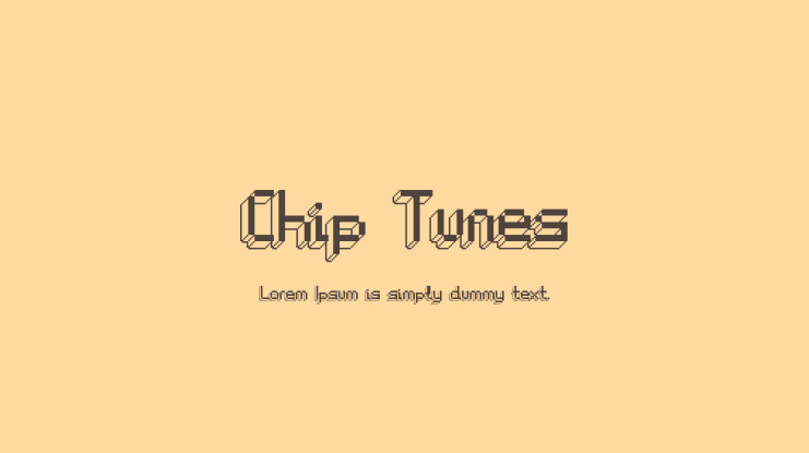Chip Tunes Font Family