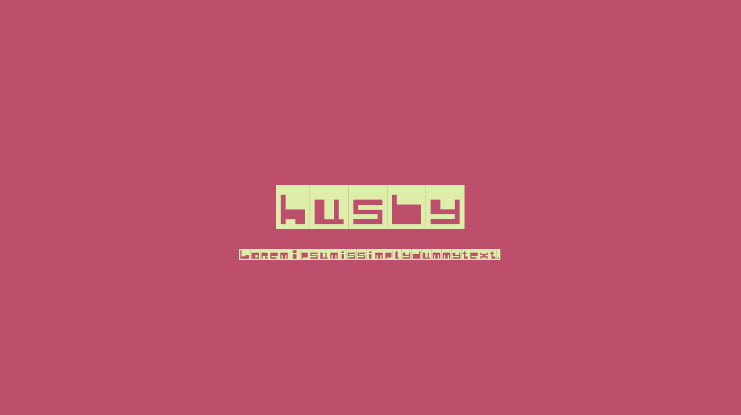 husby Font