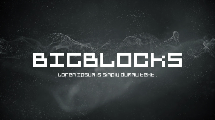 BIGBLOCKS Font
