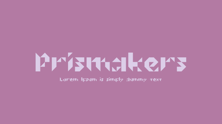 Prismakers Font