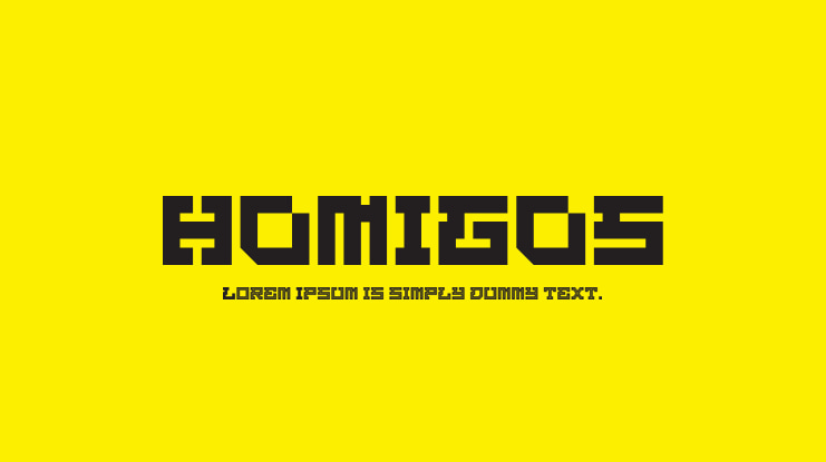HOMIGOS Font