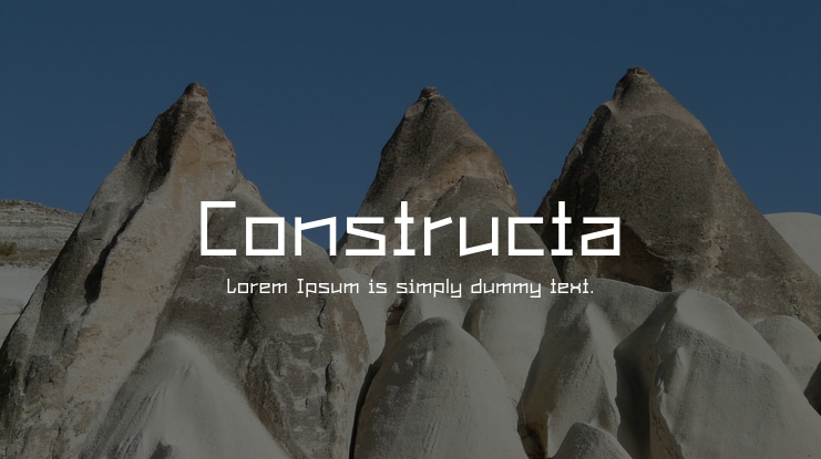 Constructa Font Family
