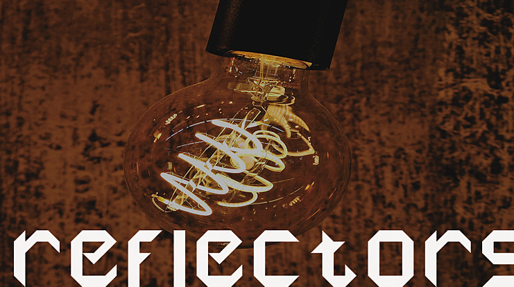 reflectors Font