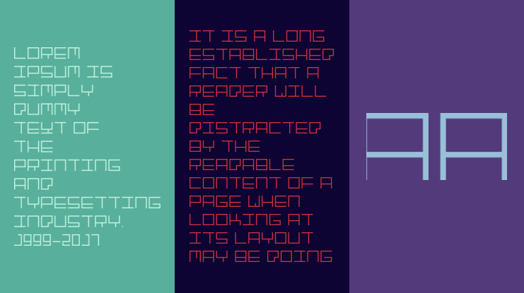 Granite Postmodern Font