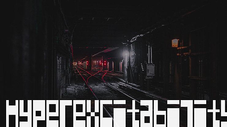 Hyperexcitability Font