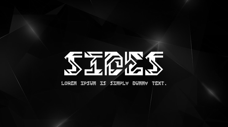 Sides Font