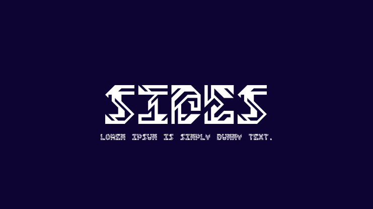 Sides Font