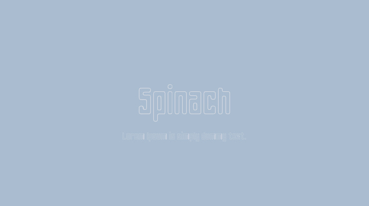 Spinach Font Family