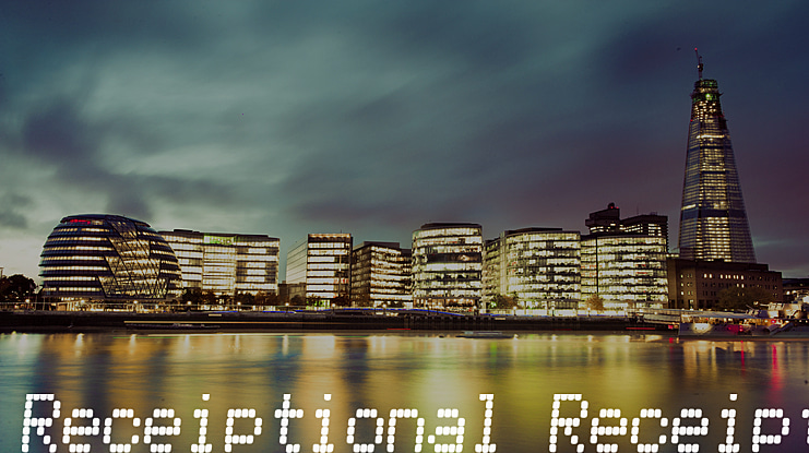 Receiptional Receipt Font