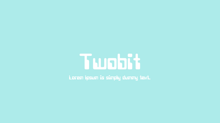Twobit Font Family