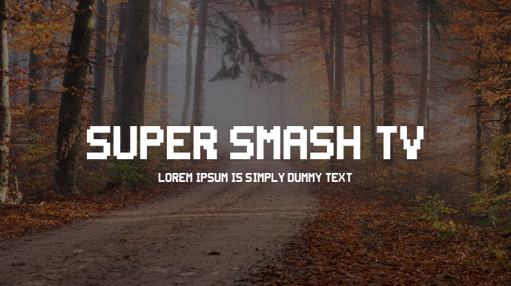 Super Smash TV Font
