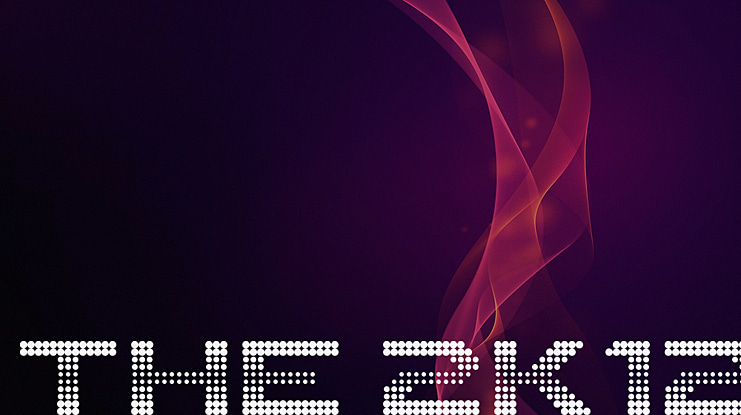 The 2K12 Font