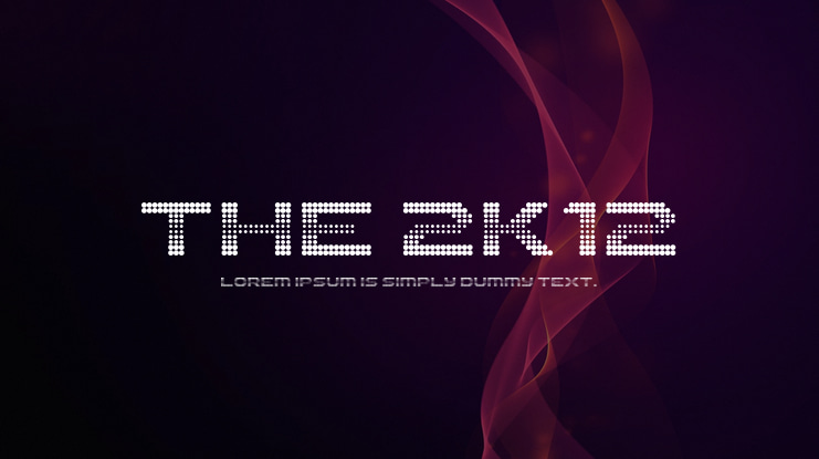 The 2K12 Font