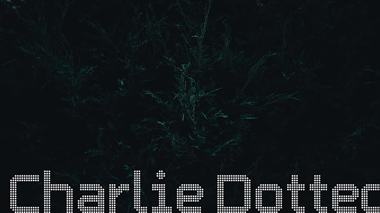 Charlie Dotted Font