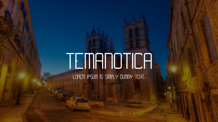 Temanotica Font