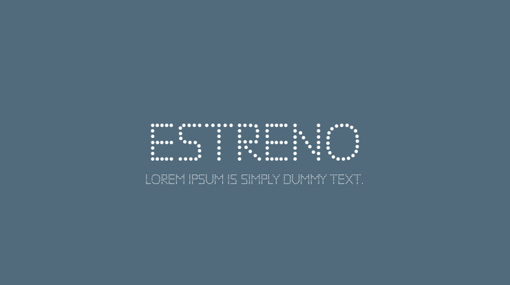 Estreno Font