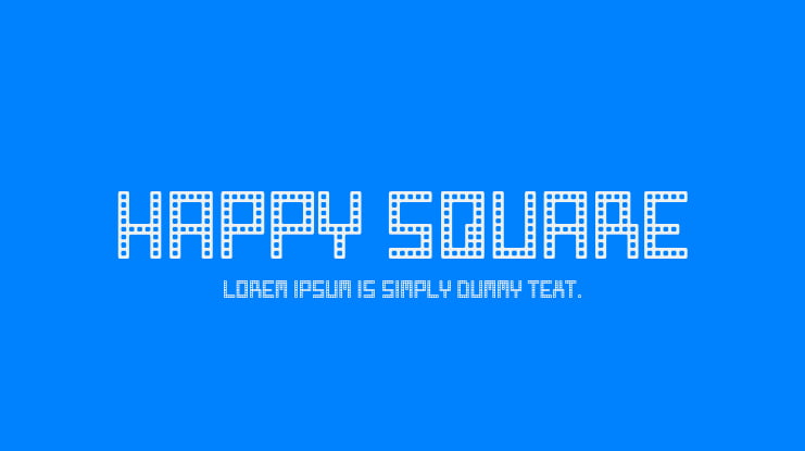 Happy Square Font