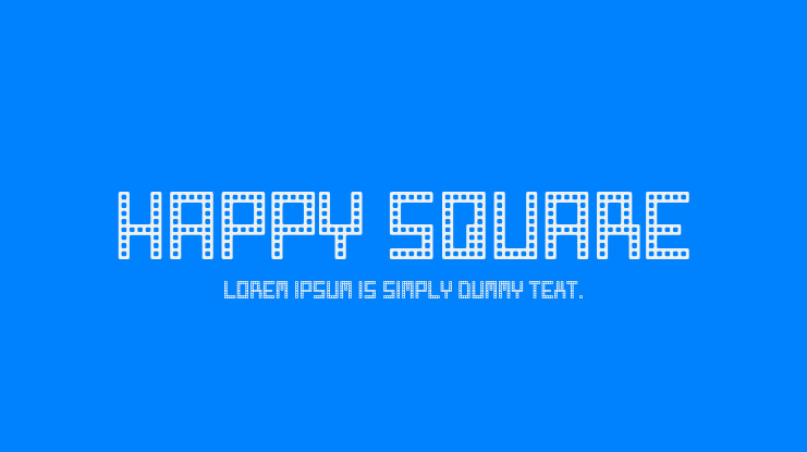 Happy Square Font