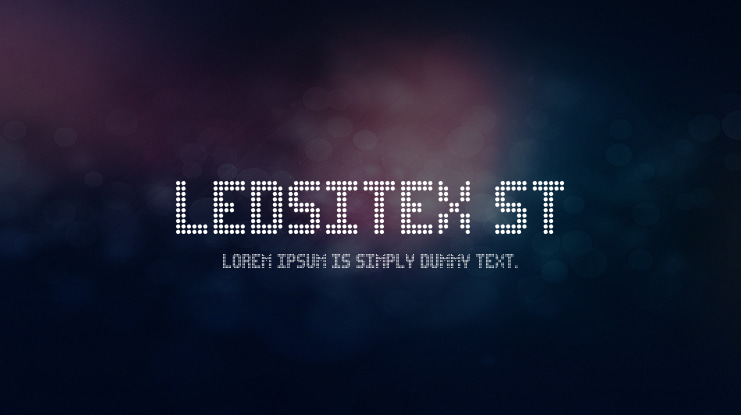 Ledsitex St Font