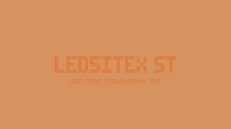 Ledsitex St Font