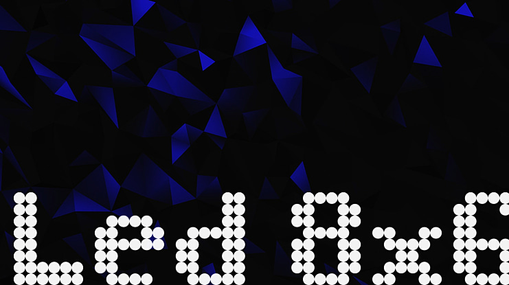Led 8x6 Font