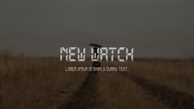 New Watch Font