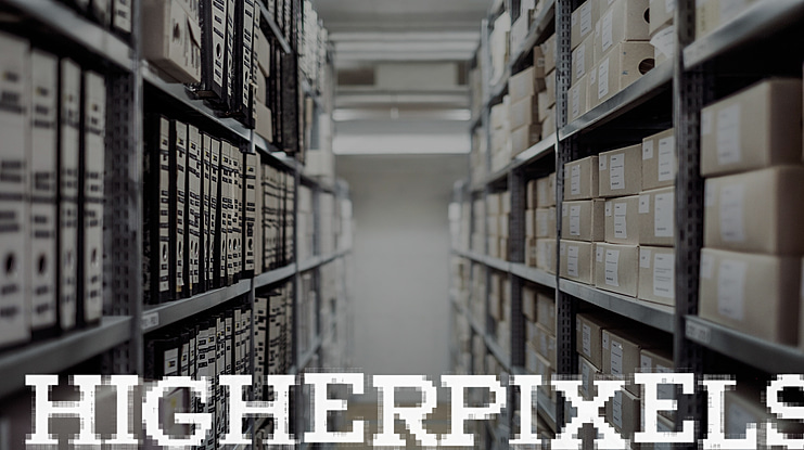 HigherPixels Font