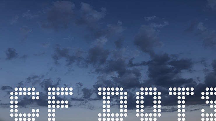 CF Dots 521 Font