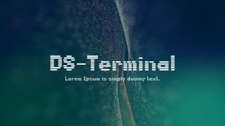 DS-Terminal Font