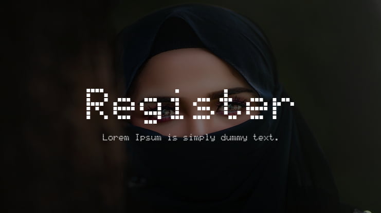 Register Font
