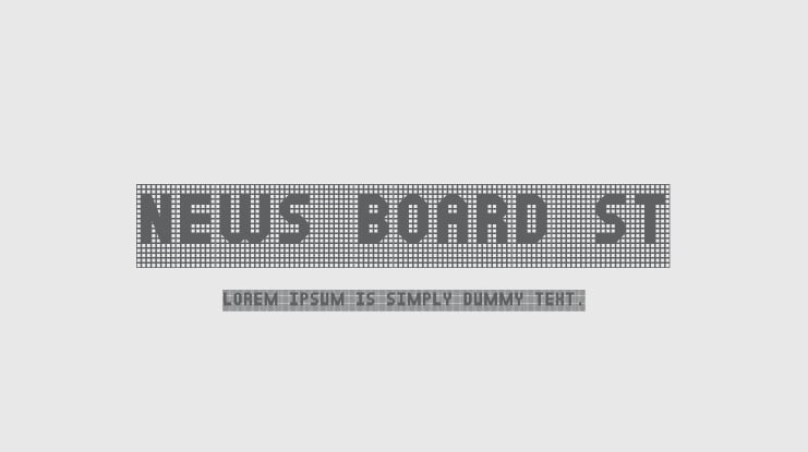 News Board St Font