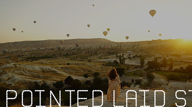 Pointed Laid St Font