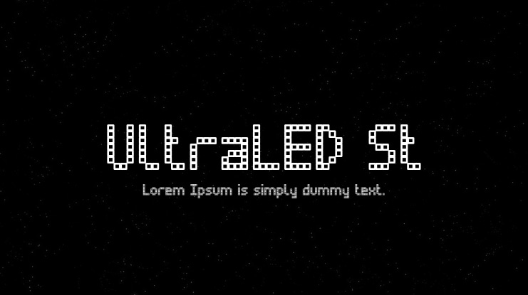 UltraLED St Font