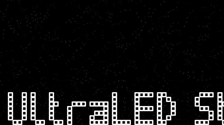 UltraLED St Font