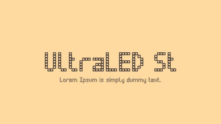 UltraLED St Font
