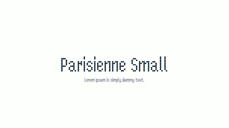 Parisienne Small Font