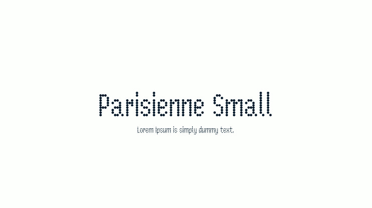 Parisienne Small Font