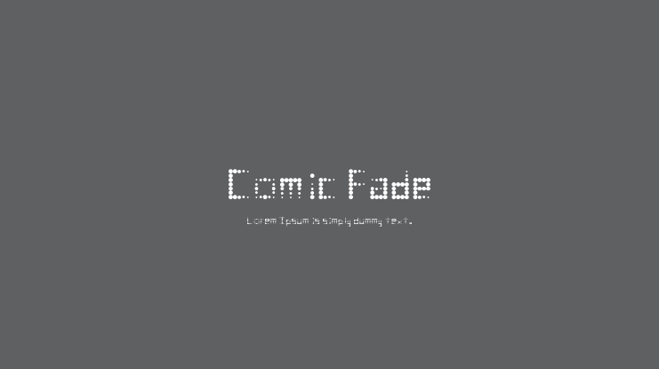 Comic Fade Font