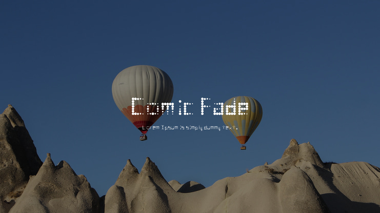 Comic Fade Font