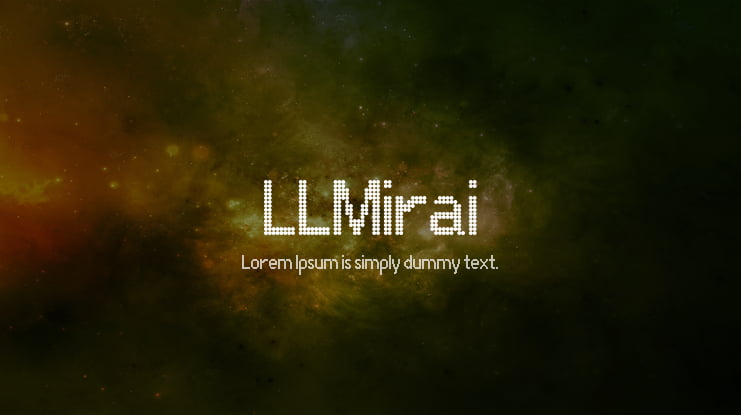 LLMirai Font